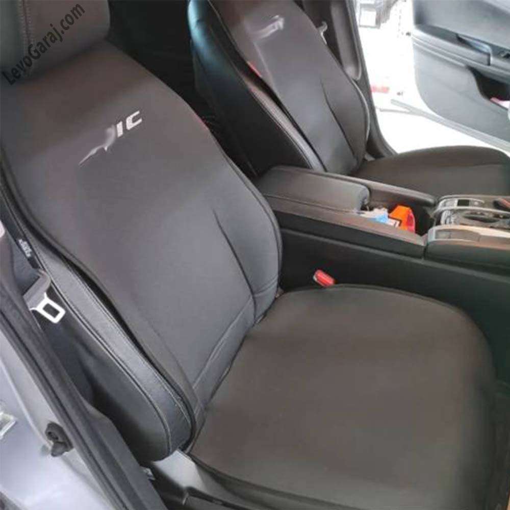 Honda Civic İçin Uyumlu Lüks Siyah Oto Minderi