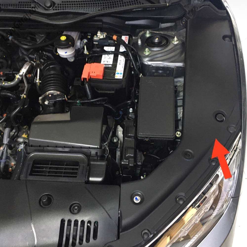Honda Civic Fc5 2016 - 2021 İçin Uyumlu Çamurluk Üst Koruma Kapağı Yazısız
