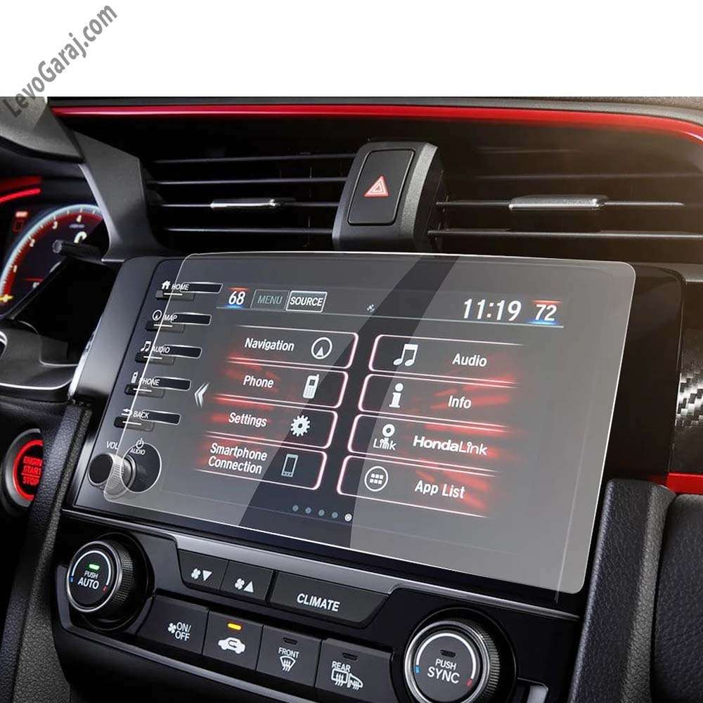 Honda Civic Fc5 2020 - 2021 İçin Uyumlu Makyajlı Kasa Navigasyon Ekran Koruyucu Film